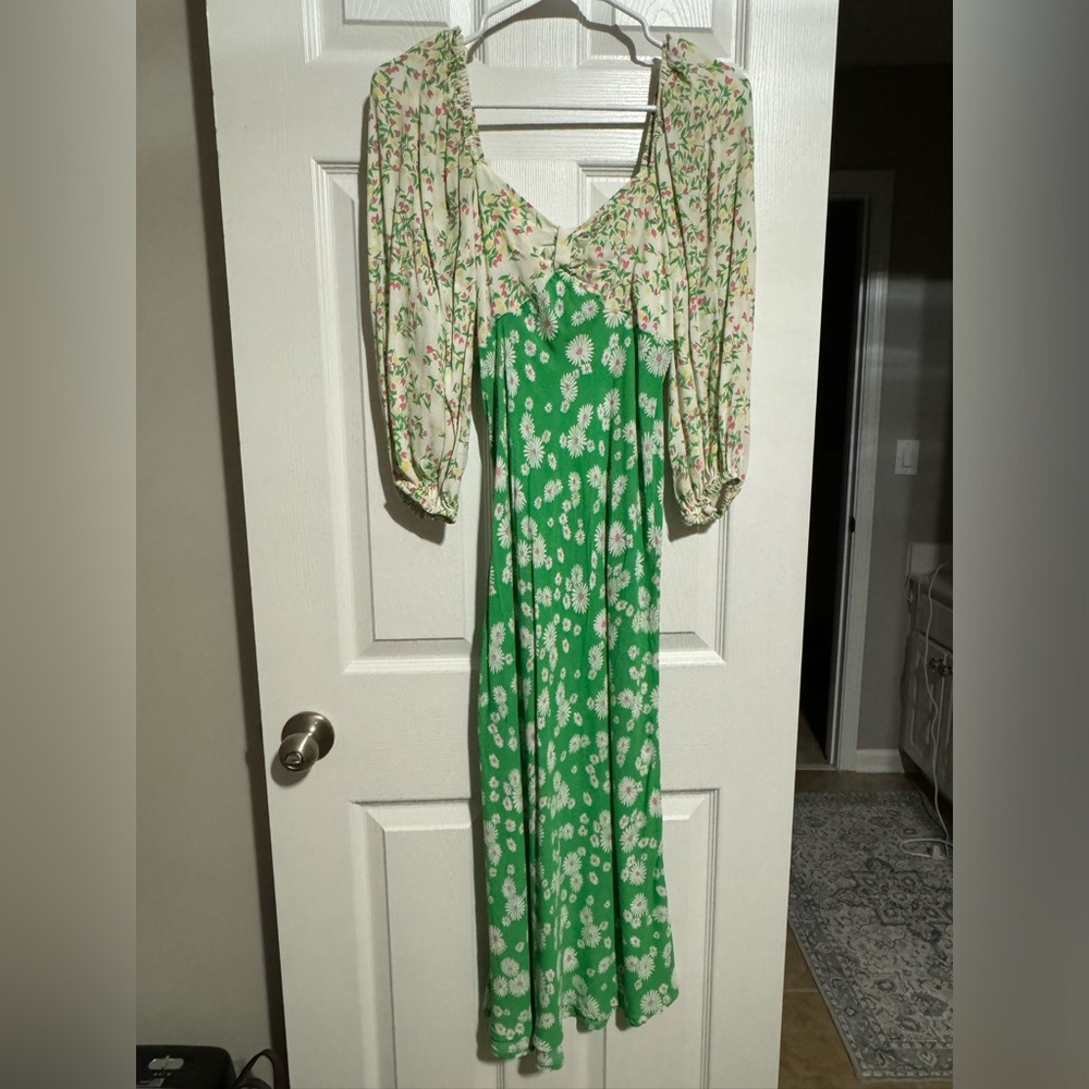 Daisy Long Sleeve Swing Dress - RIXO for Target Green